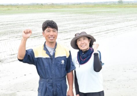 大学卒業後、いざ、東京から秋田県大潟村へ！２３歳から夫婦で特別栽培米作りに励んでいます！！